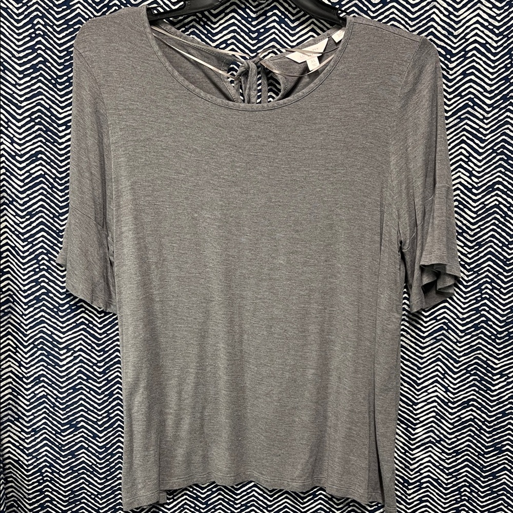 LC Lauren Conrad Gray Short Sleeve Top